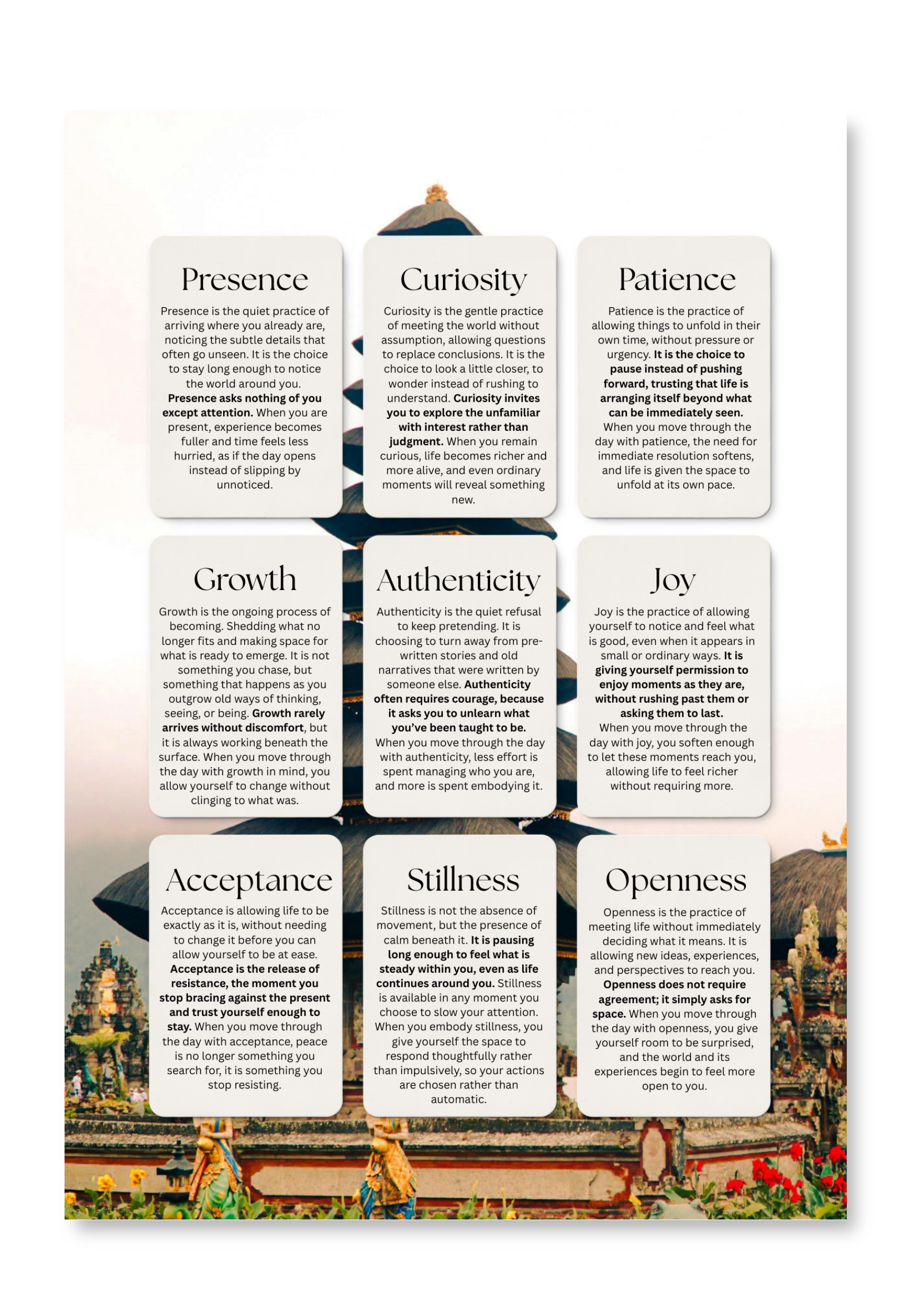 BALI - Travel Journal