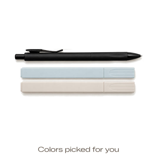 Rova Pen + Marker Set: 1 black pen and 2 markers, colors picked for you