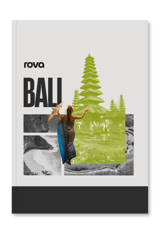 Rova Bali travel journal cover